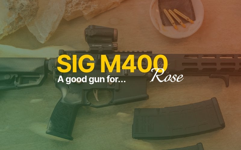 new sig m400 rose