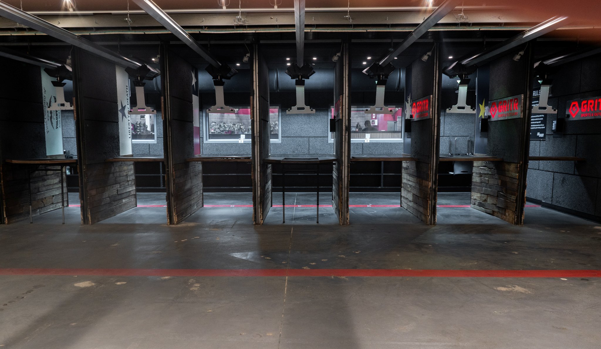 lanes at gritr range and training facility