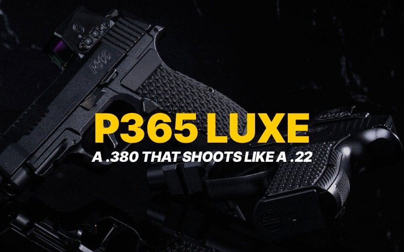new sig p365 luxe 380 pistol available for rent - thumb