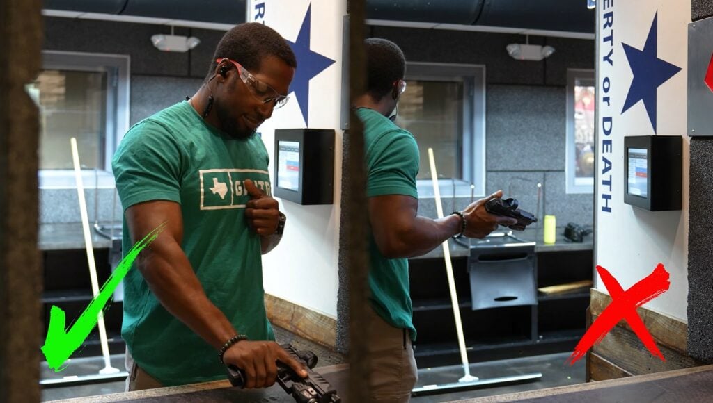 gun safety muzzle control